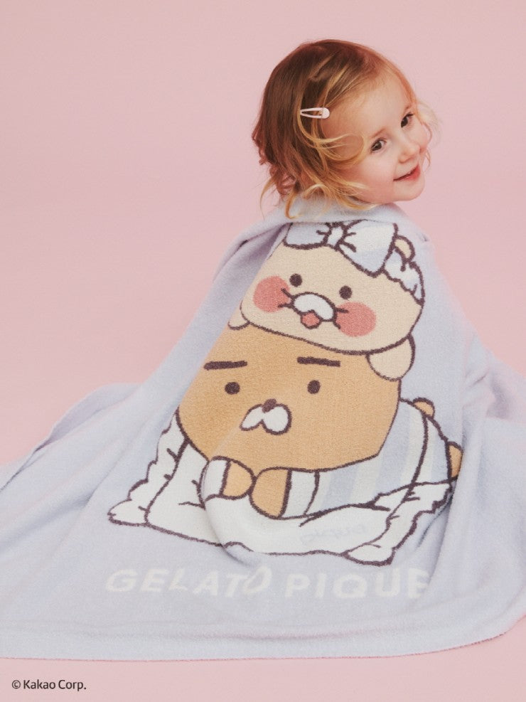[KAKAO FRIENDS] kakao friends x gelato pique ryan & choonsik smoothie blanket