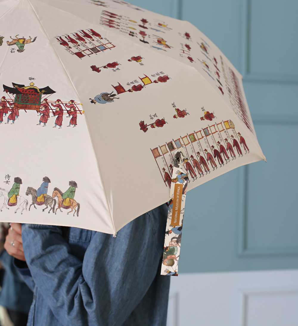 [KOREAN MUSEUM LIFE] garye dogam uigwe 3-section automatic umbrella