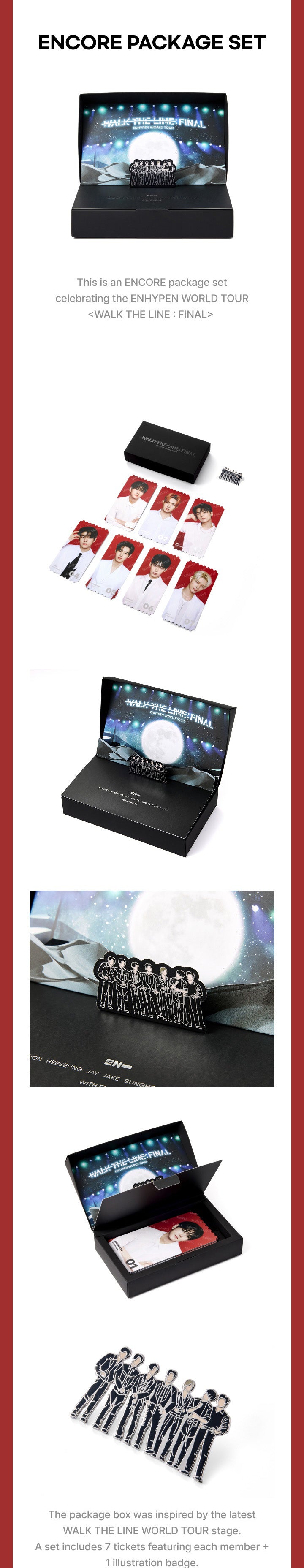 [ENHYPEN]  WORLD TOUR WALK THE LINE : FINAL Official MD.