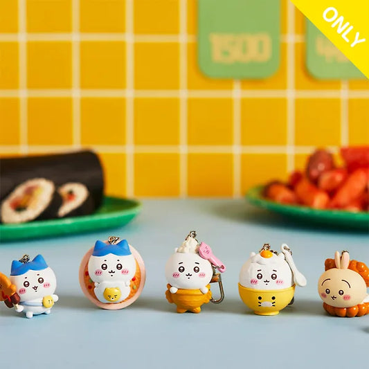 [KAKAO FRIENDS] chiikawa x kakao friends figure keyring full set