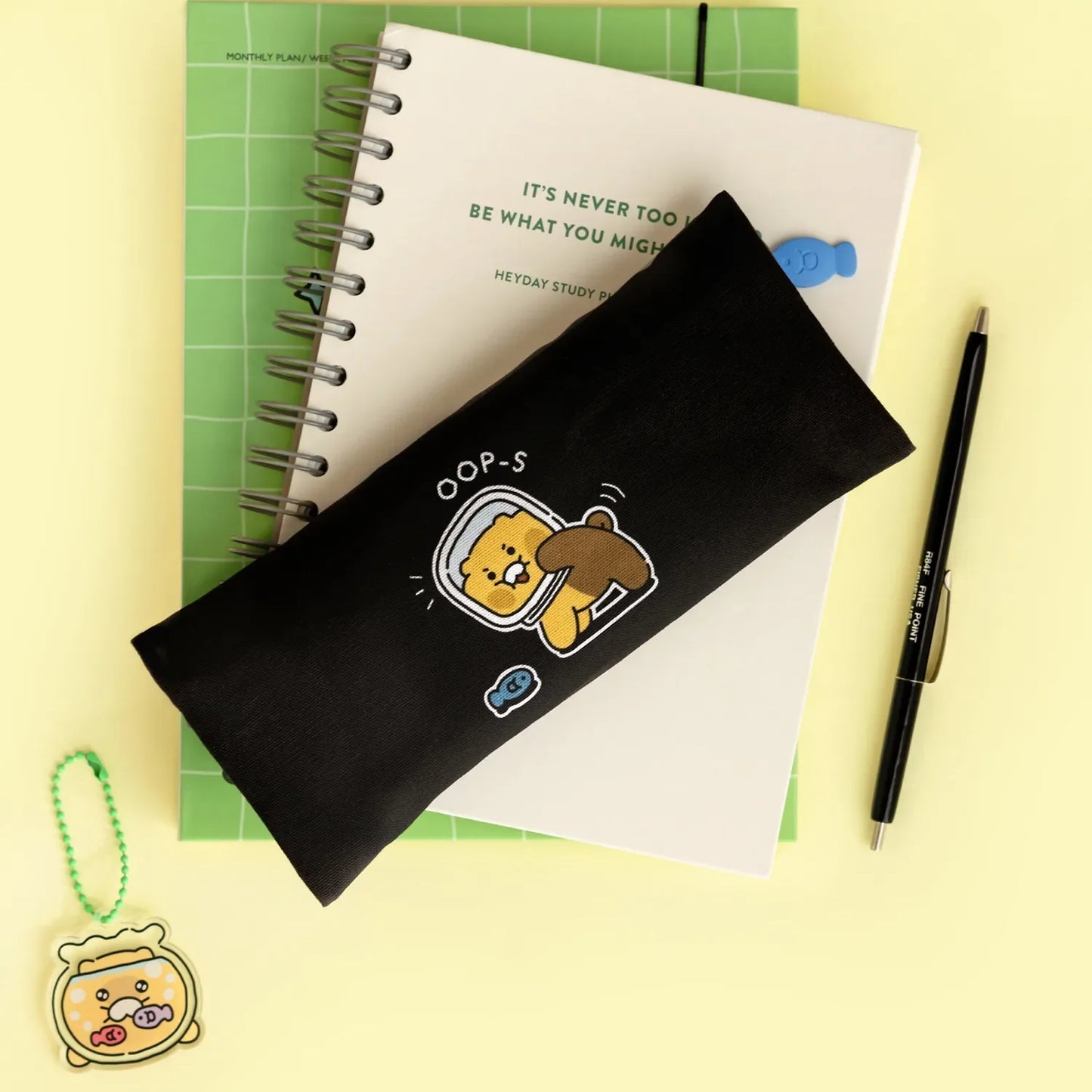 [KAKAO FRIENDS] choonsik ordinary fabric flat pencil case