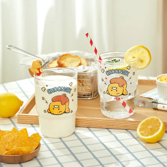 [KAKAO FRIENDS] choonsik cartoon figure glass cup