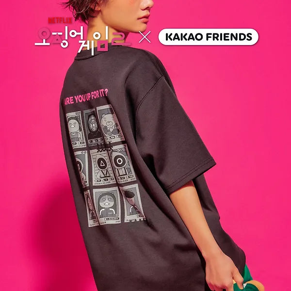 [KAKAO FRIENDS] netflix squid game x kakao friends t-shirt