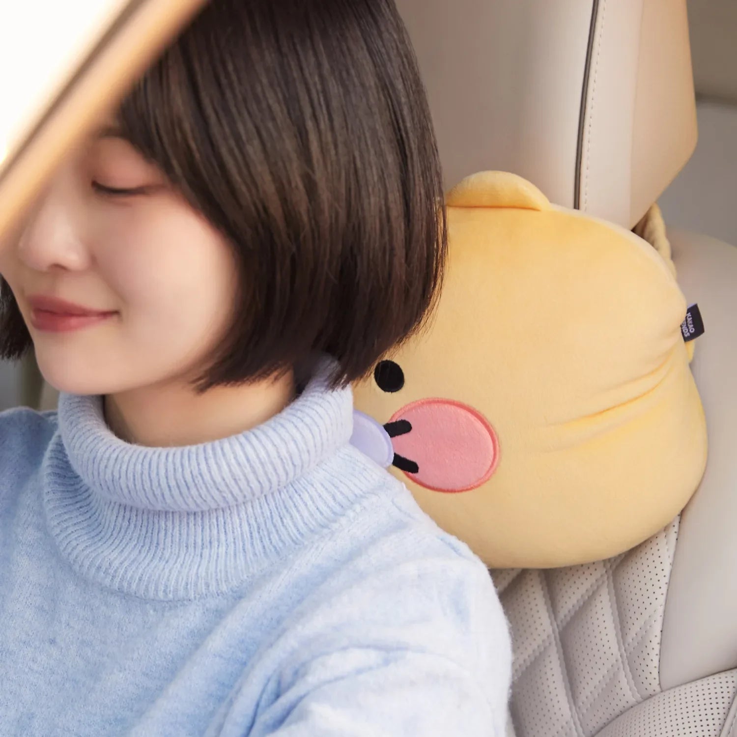 [KAKAO FRIENDS] choonsik plush car neck cushion