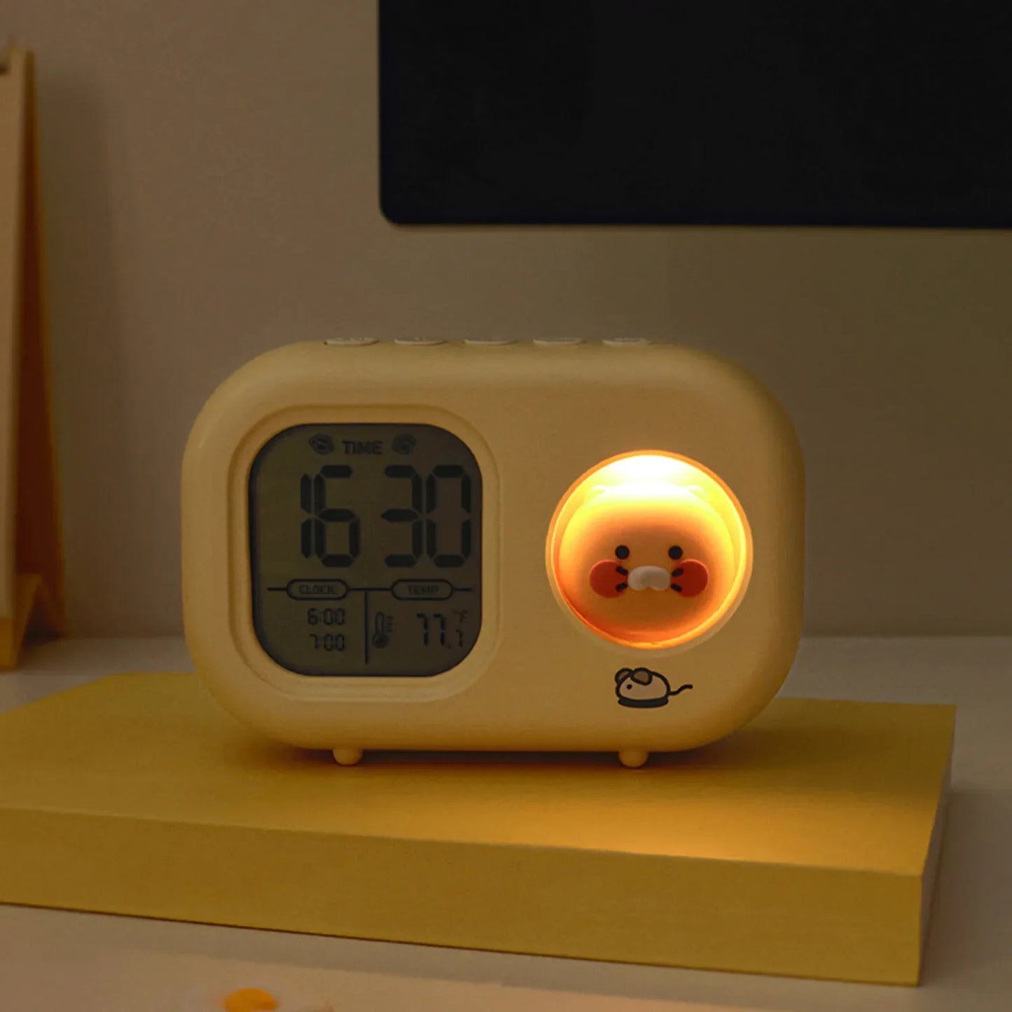 Chunsik Mini Digital Clock Yellow