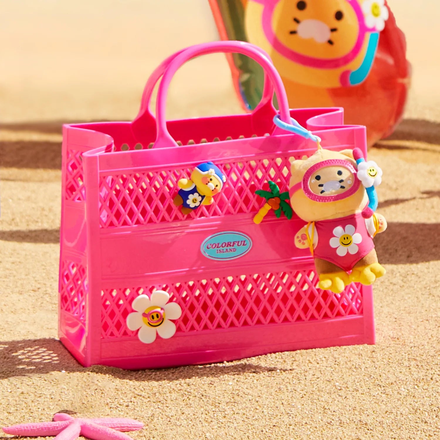 Kakao Friends x Wiggle Wiggle Jelly Bag & Charm Set