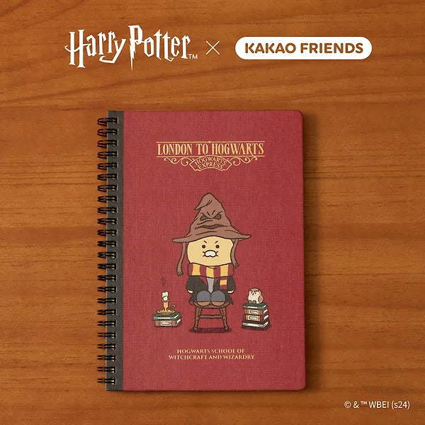 [KAKAO FRIENDS] harry potter x kakao friends spiral notebook