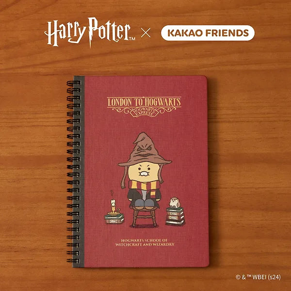 [KAKAO FRIENDS] harry potter x kakao friends spiral notebook