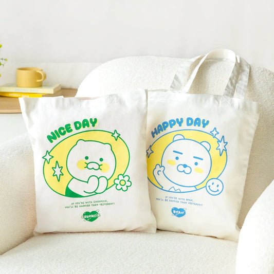 [KAKAO FRIENDS] say cheese simple eco bag