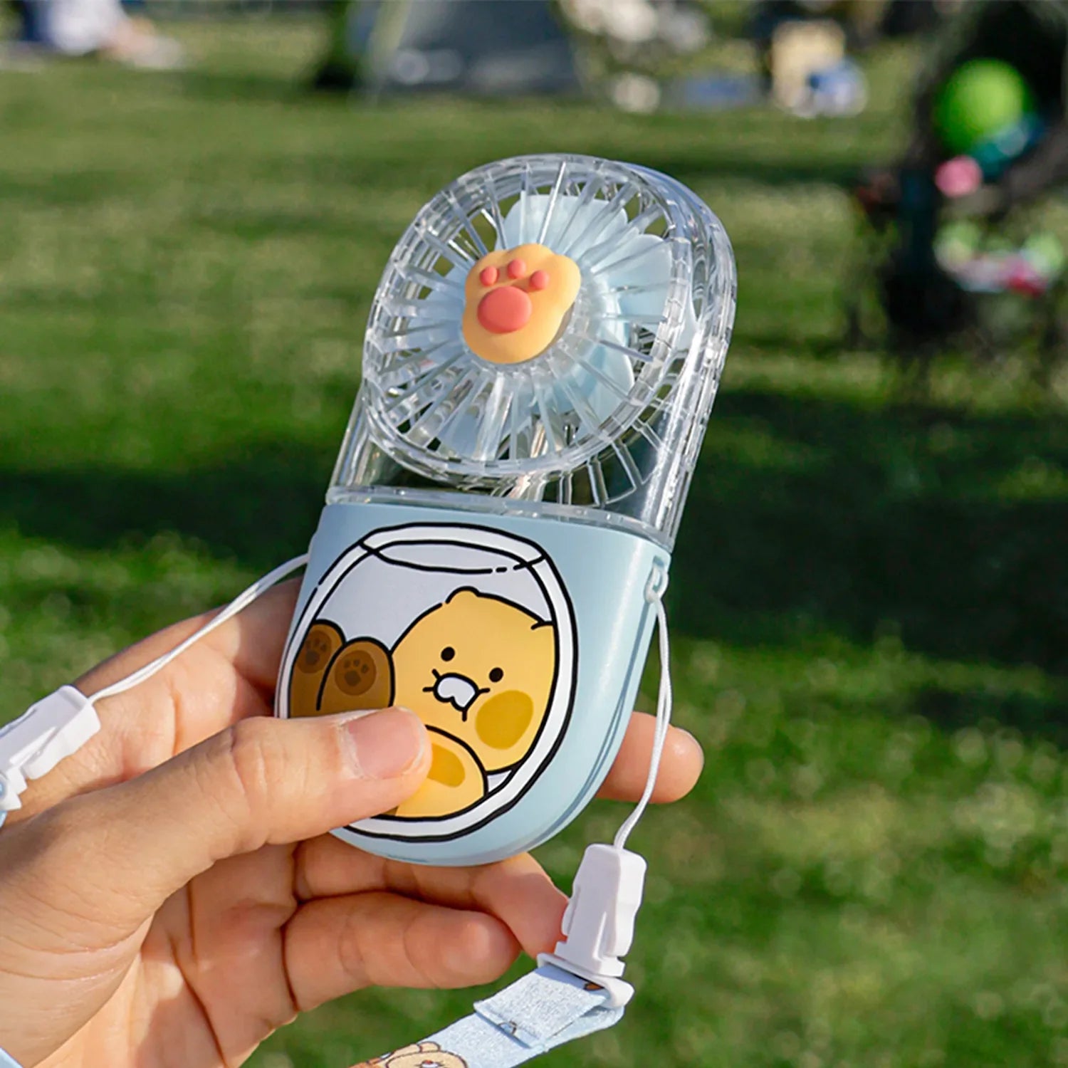 Portable Foldable Fan Yellow Chunsik Edition
