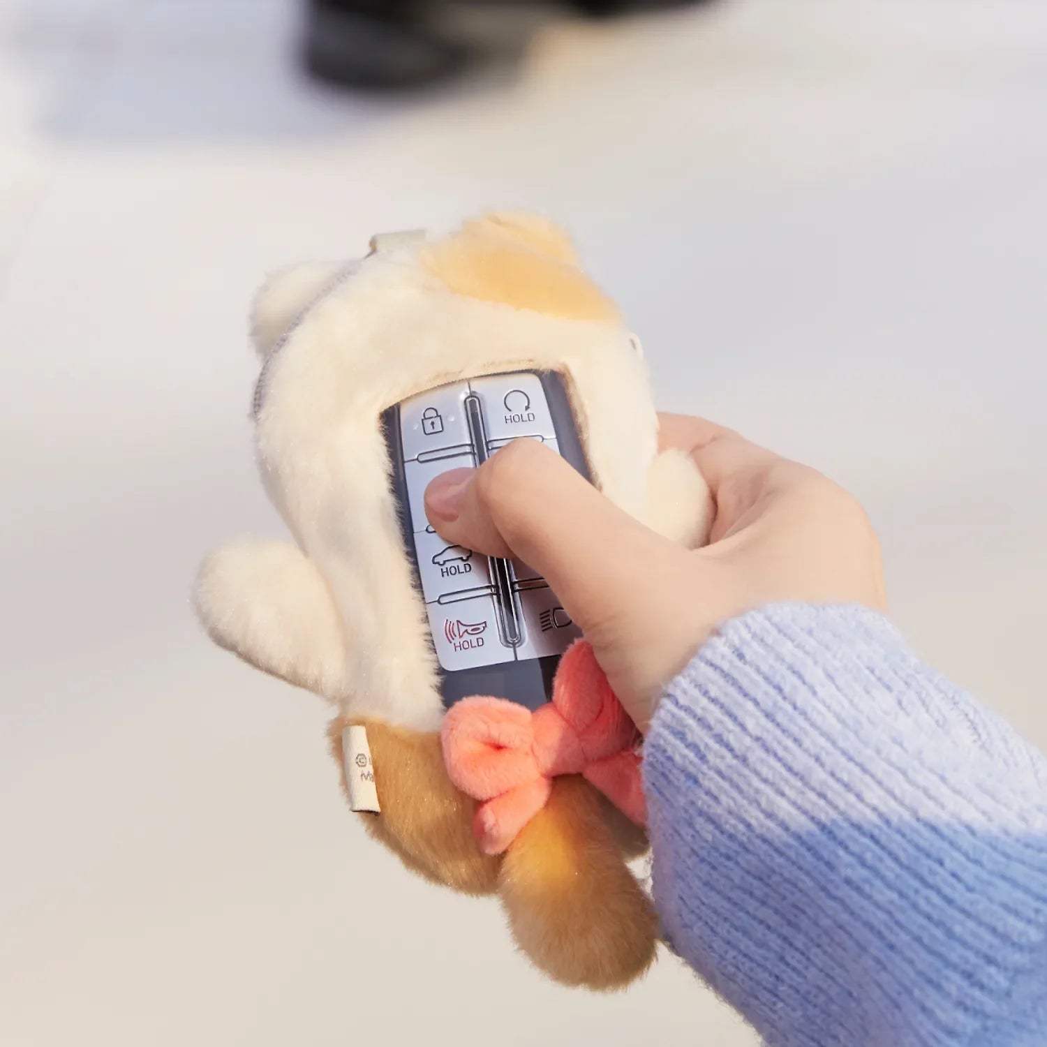 [KAKAO FRIENDS] meow meow plush smart key case