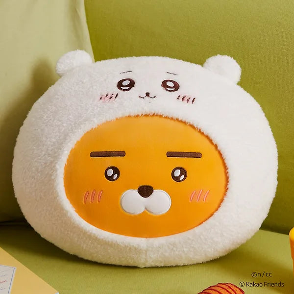 [KAKAO FRIENDS] Chiikawa X Kakao Friends Face Cushion