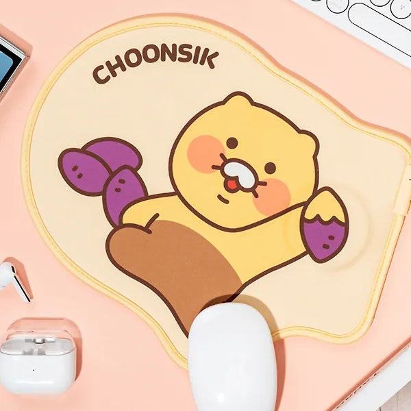 [KAKAO FRIENDS] Choonsik Wireless Charging Mouse Pad