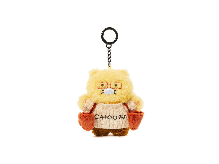 [KAKAO FRIENDS] Vintage Outfit Fleece Plush Keyring Set (5 types) Chunsik