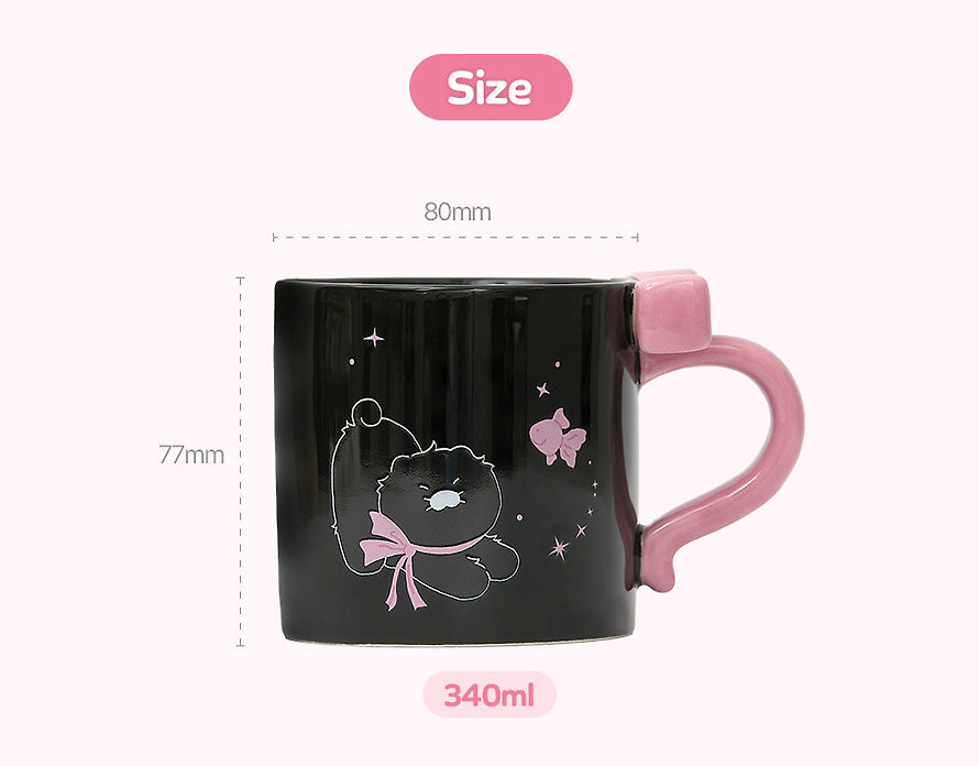 [KAKAO FRIENDS] Black Ribbon Mug