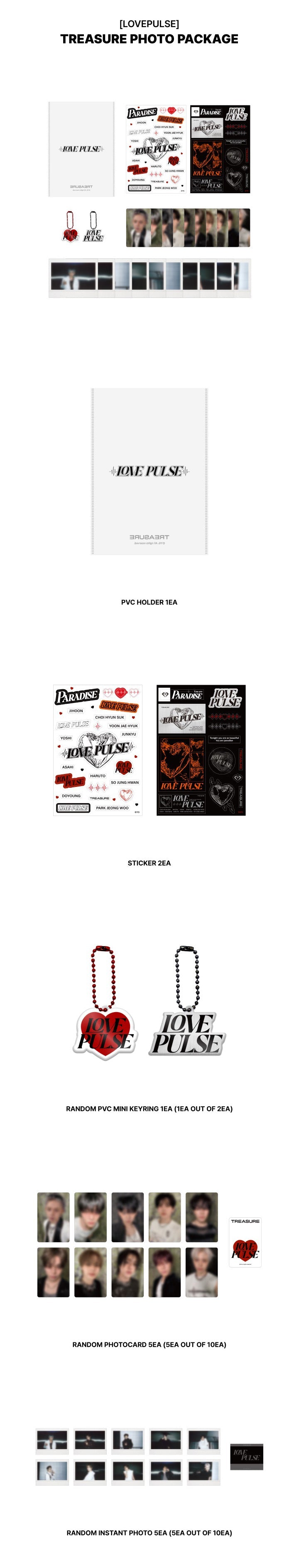 [TREASURE] LOVE PULSE Official Merch