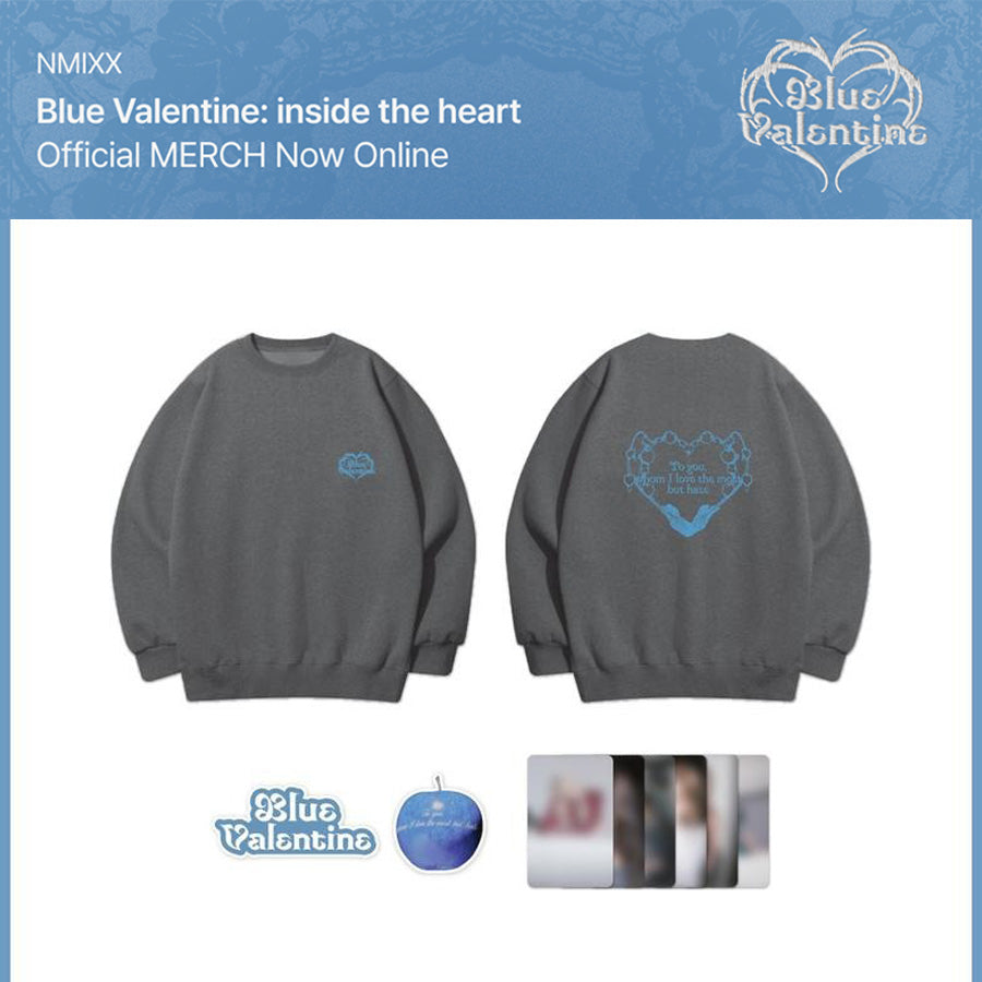 [NMIXX] Blue Valentine: inside the heart pop-up store official md (Shirt)