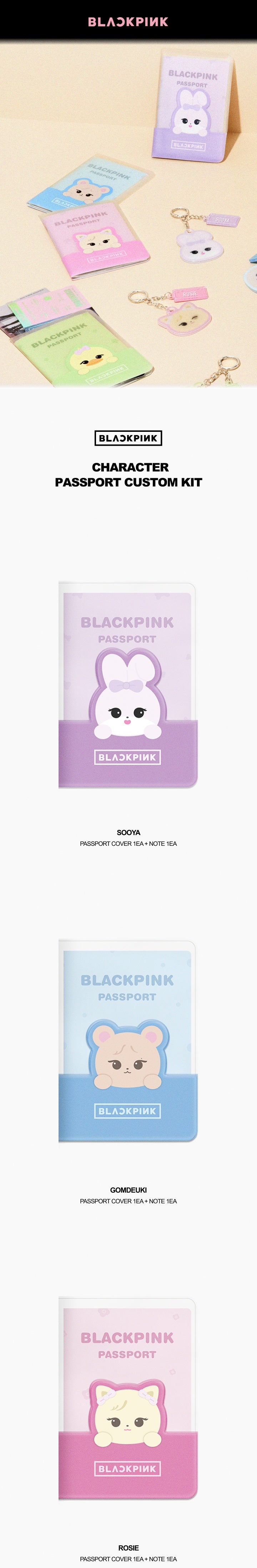 [BLACKPINK][BPPOPUP] PASSPORT CUSTOM KIT