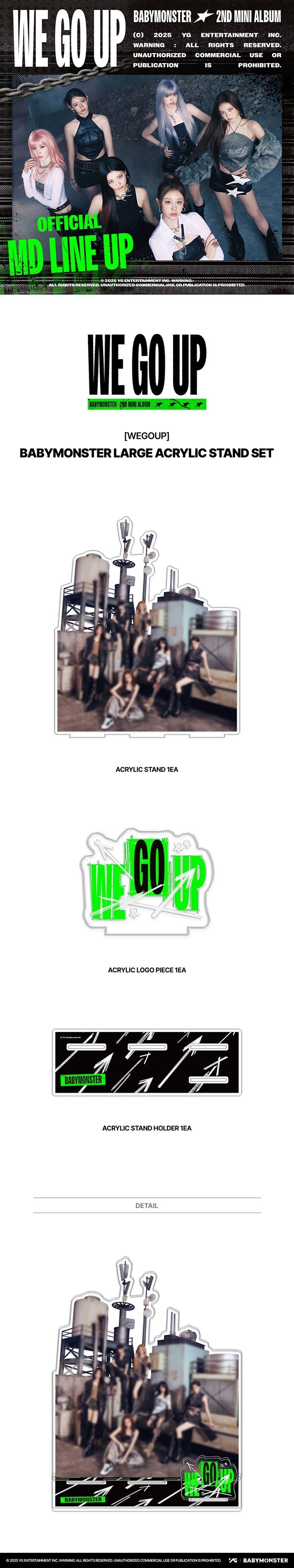 [BABYMONSTER] WE GO UP OFFICIAL MERCH