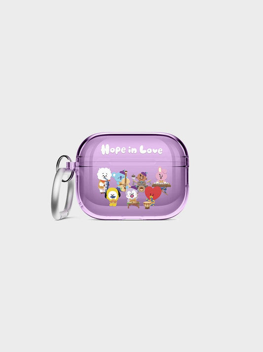 [BT21] hope in love elago airpods pro 2 clear hang case