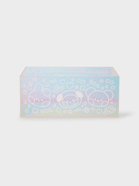 [BT21] minini glitter tissue case