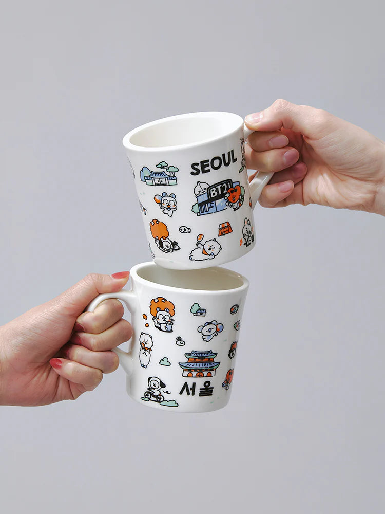 [BTS] BT21 Seoul Edition Mug Cup 340ml