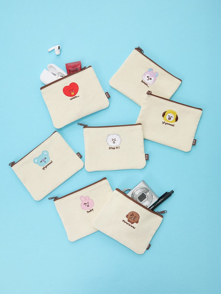 [BTS] BT21 Today Mood Flat Square Pouch