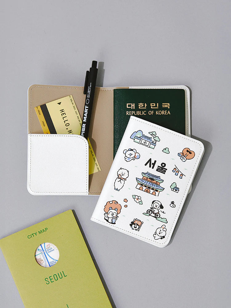 [BTS] BT21 Seoul Edition Passport Case