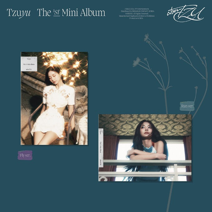 [TWICE] tzuyu the 1st mini album aboutzu (run ver. / fly ver.)