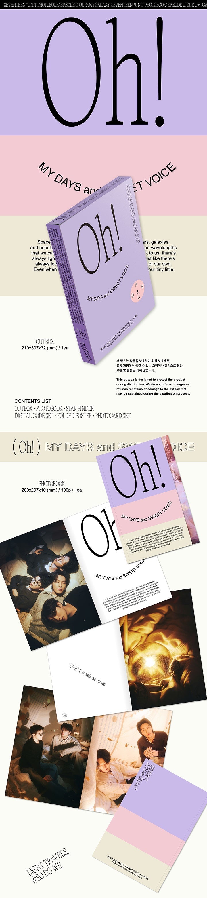 [SEVENTEEN]UNIT PHOTOBOOK ?˜EPISODE C,D' SET