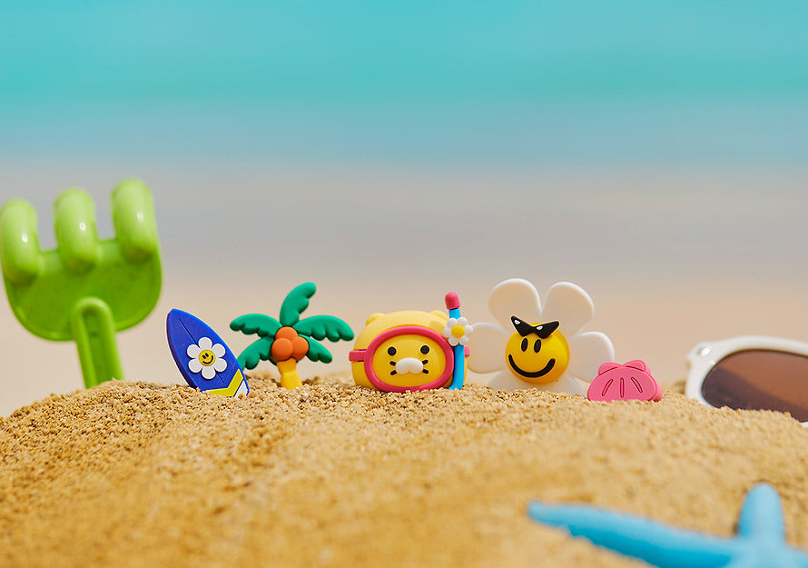 Wiggle Wiggle x Kakao Friends Summer Silicone Charms Beach Edition