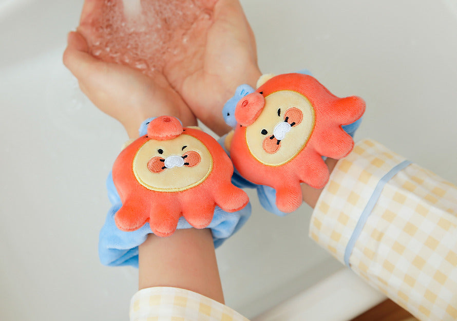 [KAKAO FRIENDS] choonsik octopus wrist face wash band