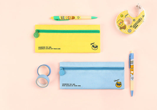 [KAKAO FRIENDS] say cheese fabric flat pencil case