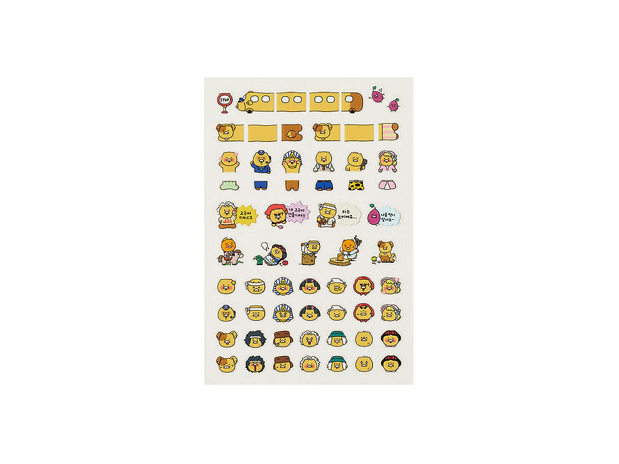 [KAKAO FRIENDS] choonsik verse transparent sticker
