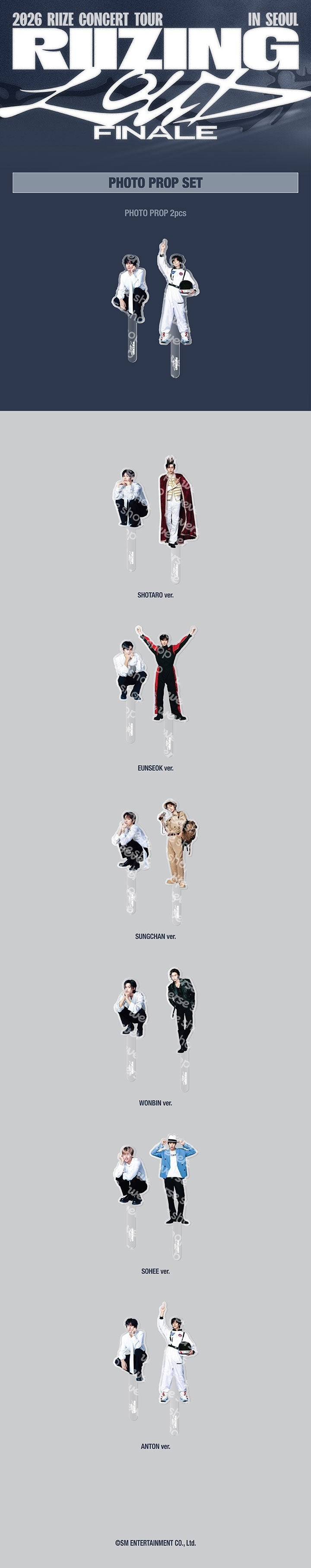 [RIZE] CONCERT TOUR [RIIZING LOUD] FINALE IN SEOUL OFFICIAL MERCH (Member)