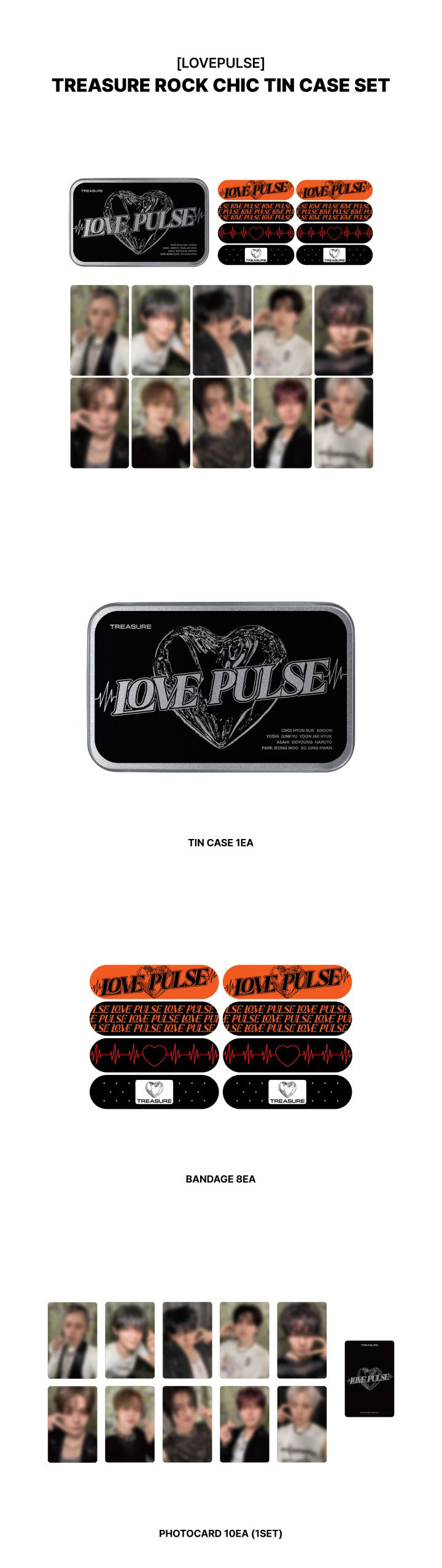 [TREASURE] LOVE PULSE Official Merch