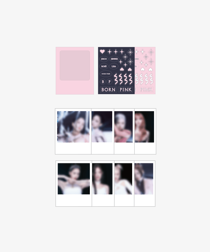 [BLACKPINK][BORNPINK] POLAROID PHOTO + STICKER SET