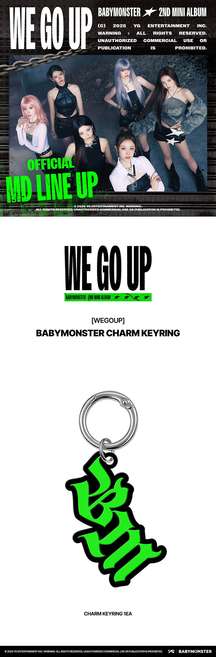 [BABYMONSTER] WE GO UP OFFICIAL MERCH
