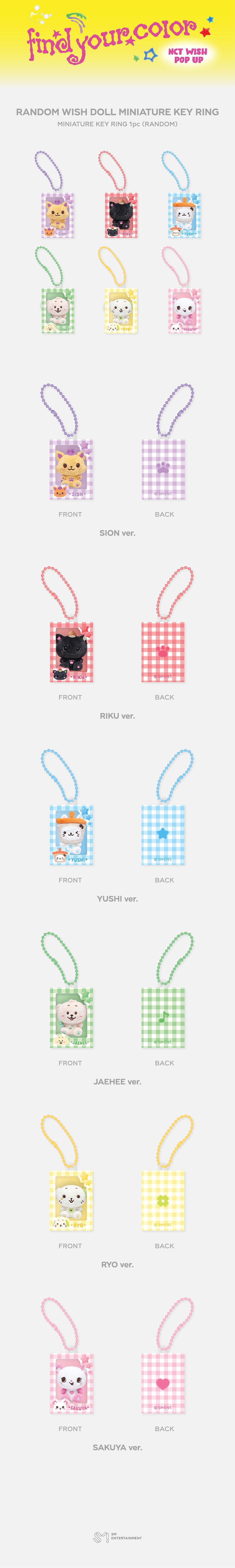 [NCT WISH] POP UP [FIND YOUR COLOR] OFFICIAL MD
