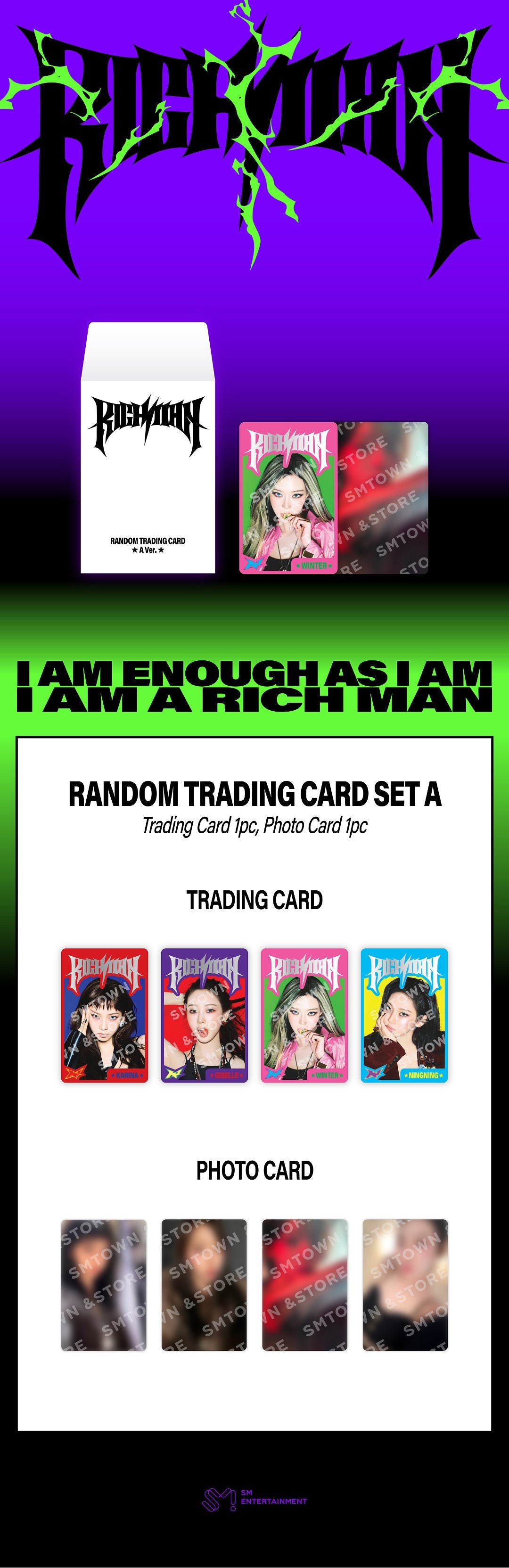 [AESPA] RichMan POP-UP OFFICIAL MD RANDOM Ver.