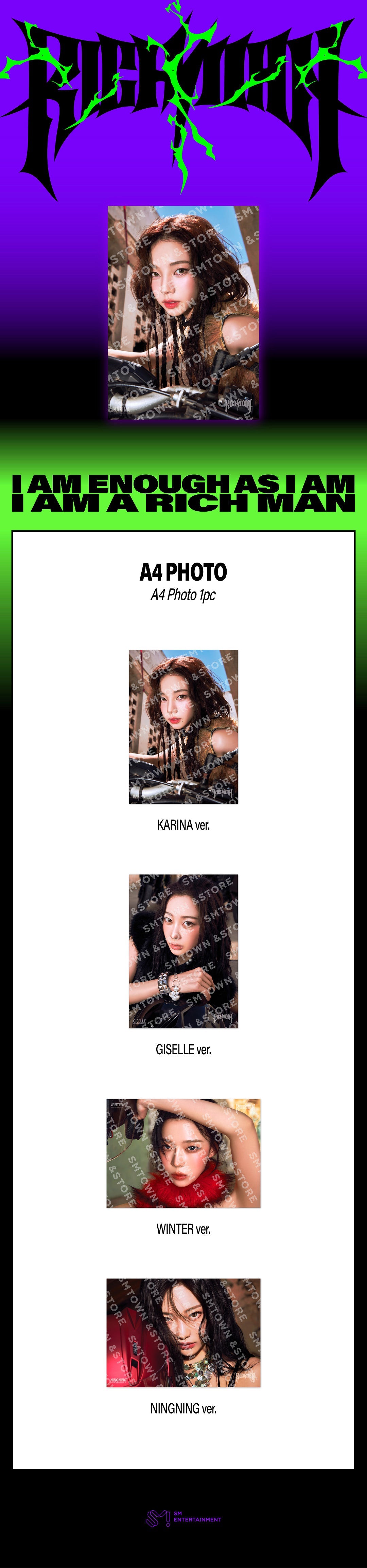 [AESPA] RichMan POP-UP OFFICIAL MD Member Ver.