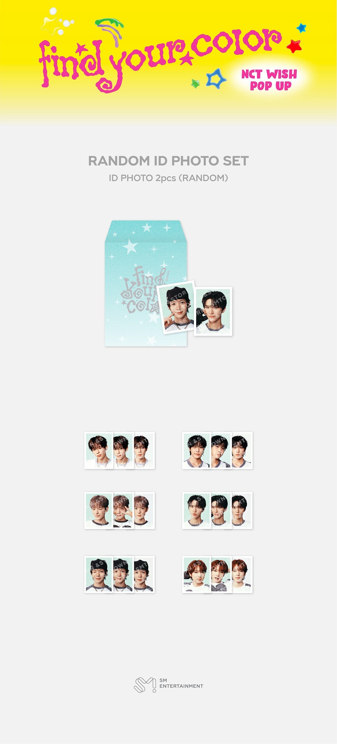 [NCT WISH] POP UP [FIND YOUR COLOR] OFFICIAL MD