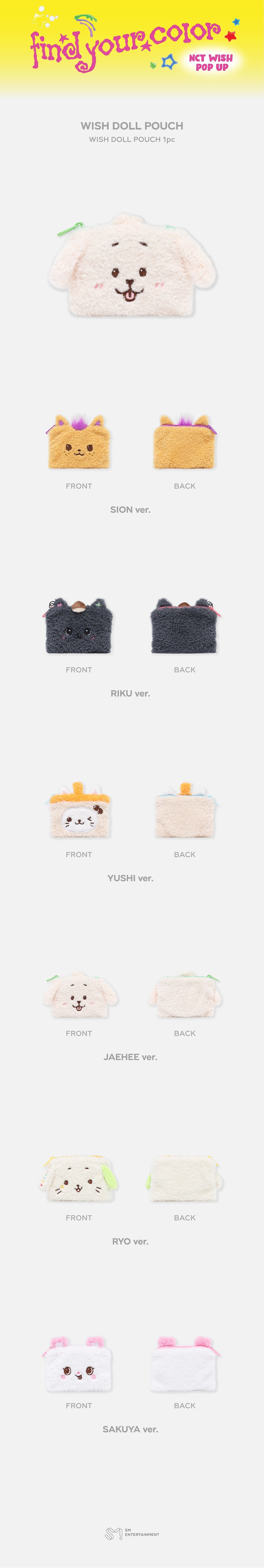 [NCT WISH] POP UP [FIND YOUR COLOR] OFFICIAL MD Member ver.
