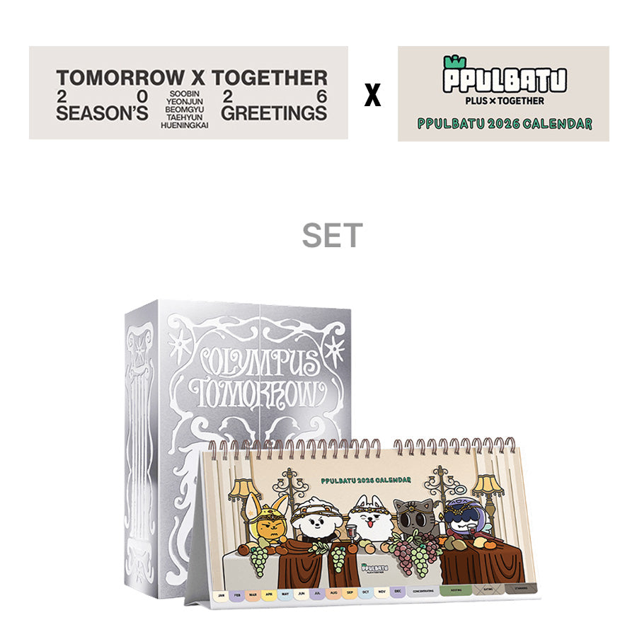[TXT]TOMORROW X TOGETHER 2026 SEASON'S GREETINGS + PPULBATU 2026 CALENDAR SET
