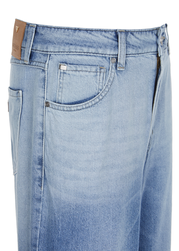Men's Gradient Wide Denim Pants (Light Blue) Worn by NMIXX