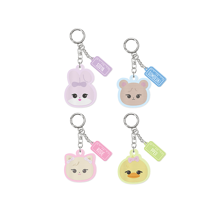 [BLACKPINK][BPPOPUP]  CHARACTER LENTICULAR KEYRING