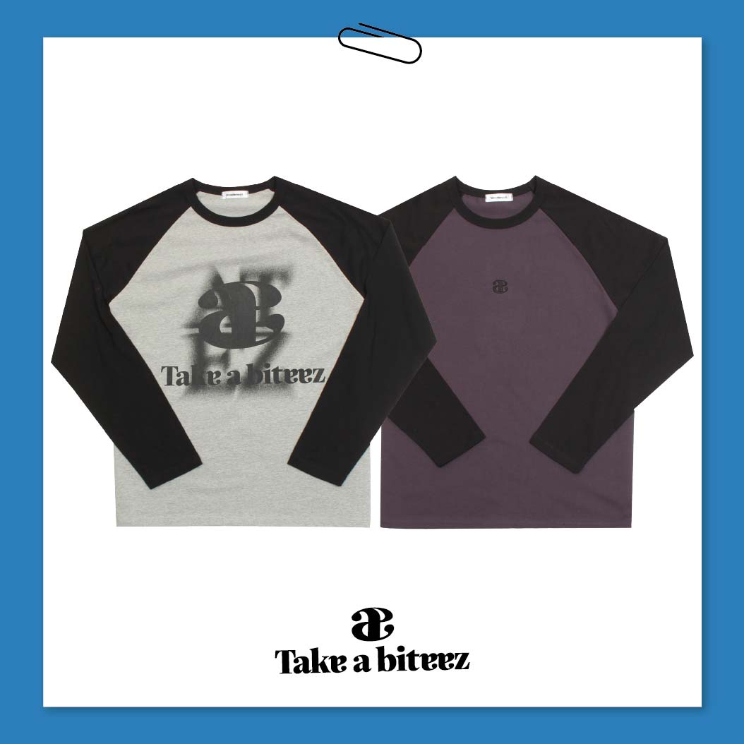 [ATEEZ] take a biteez official md - raglan t shirt