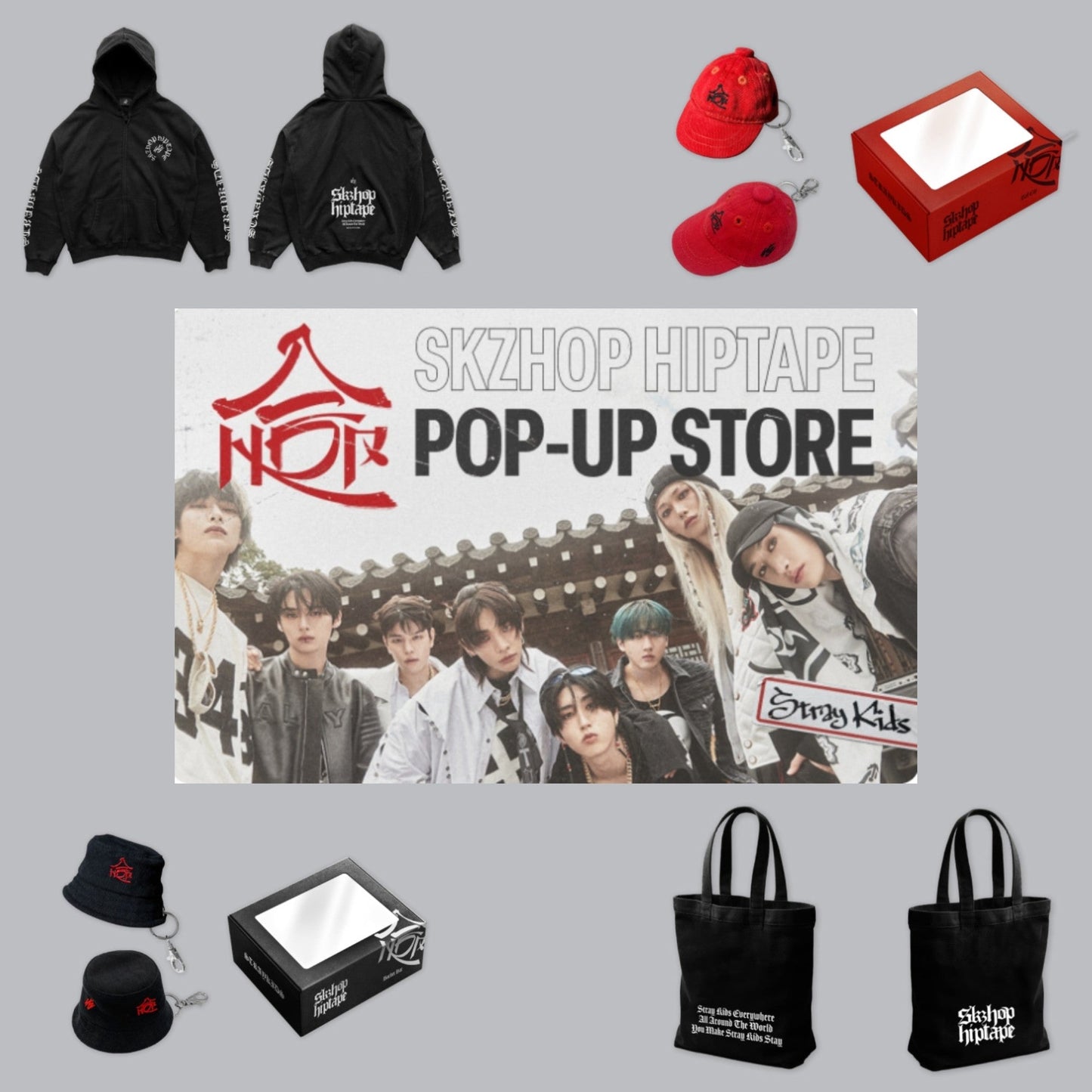 [Stray Kids] '合 (HOP)' POP-UP STORE OFFICIAL MD (Regular items)