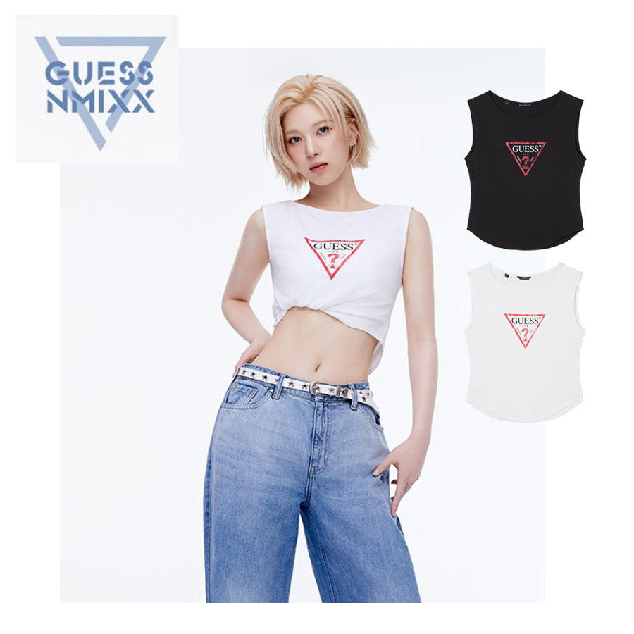 Women's Original Triangle Logo Tank Top Worn by NMIXX