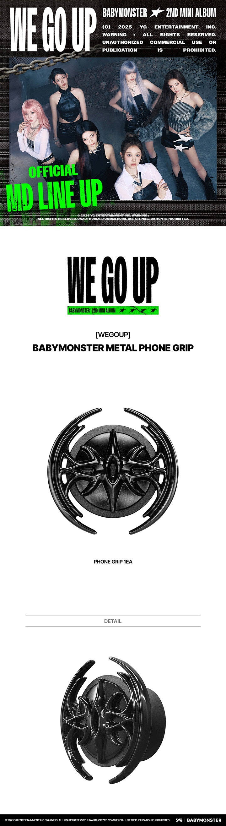 [BABYMONSTER] WE GO UP OFFICIAL MERCH